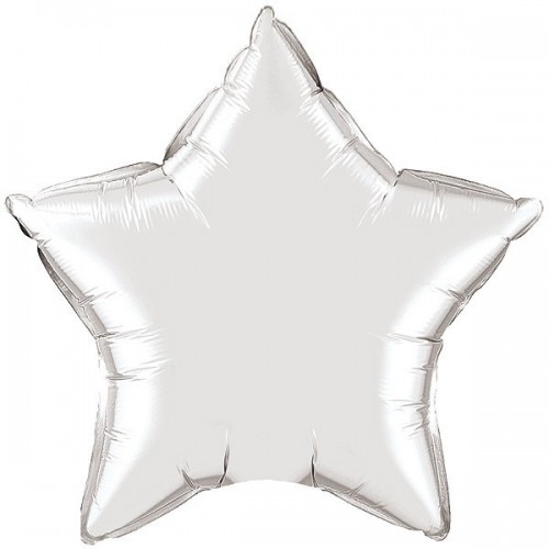   GLOBO 20" FOIL ESTRELLA  PLATA