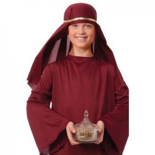   TOCADO ARABE INFANTIL BURDEOS
