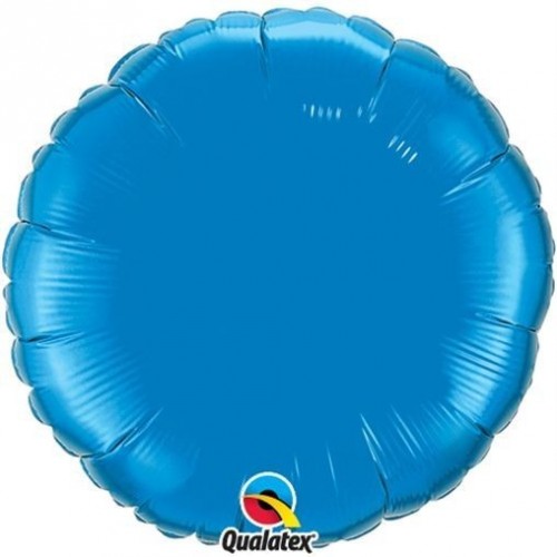   GLOBO 18" FOIL REDONDO AZUL ZAFIRO