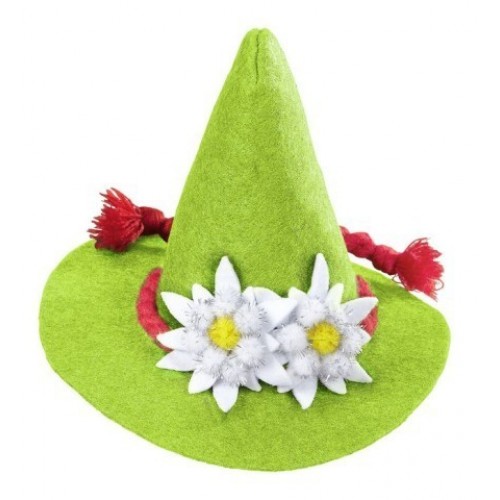 MINI SOMBRERO OKTOBERFEST BAVARO VERDE