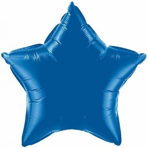   GLOBO 20" FOIL ESTRELLA AZUL DARK