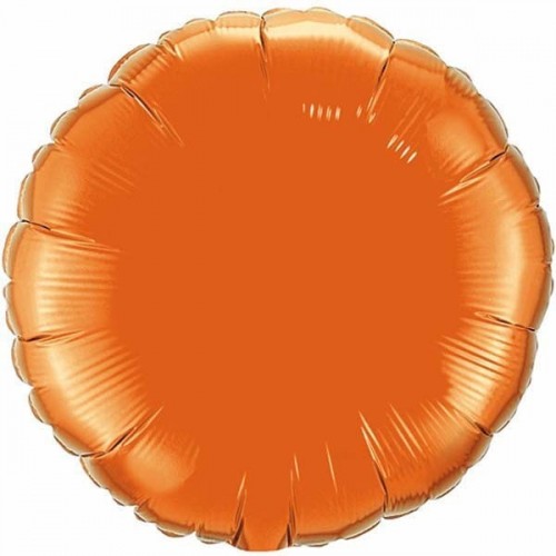   GLOBO 18" FOIL REDONDO NARANJA