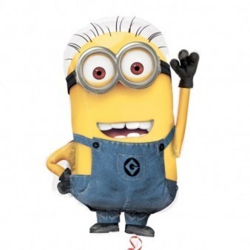$D   GLOBO 25" FOIL FORMA MINIONS