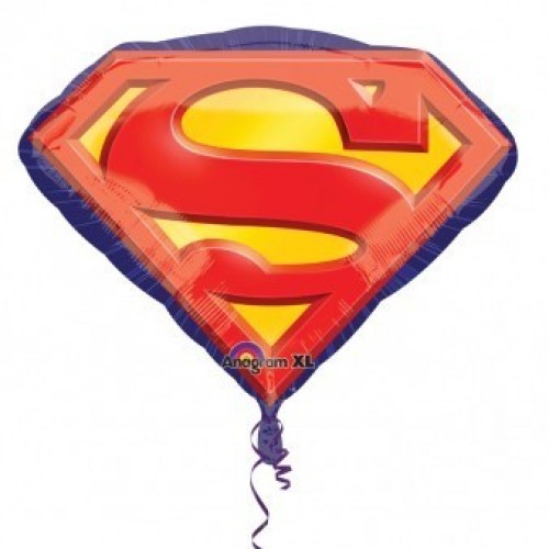 GLOBO 26" FORMA SIMBOLO SUPERMAN