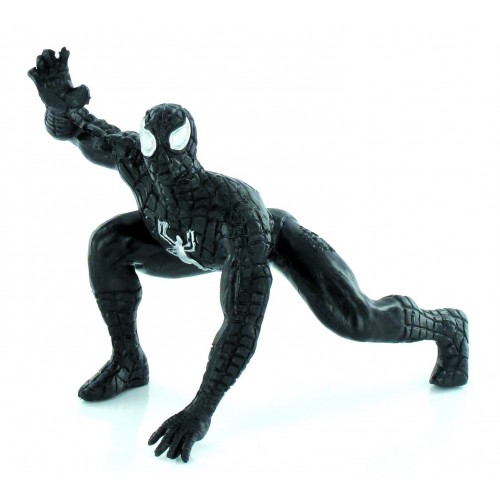 FIGURA TARTA SPIDERMAN NEGRO AGACHADO