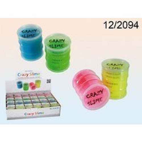 BARRIL CRAZY-SLIME COL.SURT 6CM