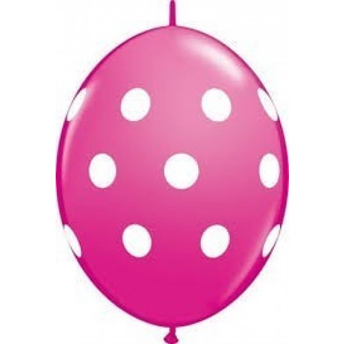 $D 50 GLOBOS 12" QUICKLINK FUCSIA TOP