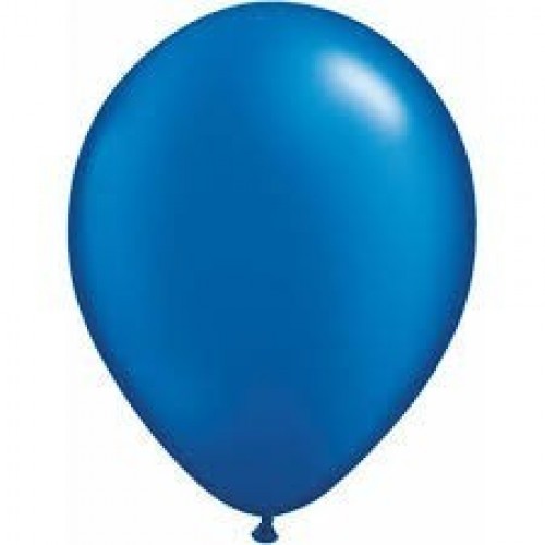  25 GLOBO 11" LATEX PERLADO AZUL ZA