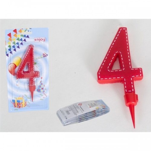VELA JUMBO CUMPLEAÑO N4 COL.SURT 16,5CM