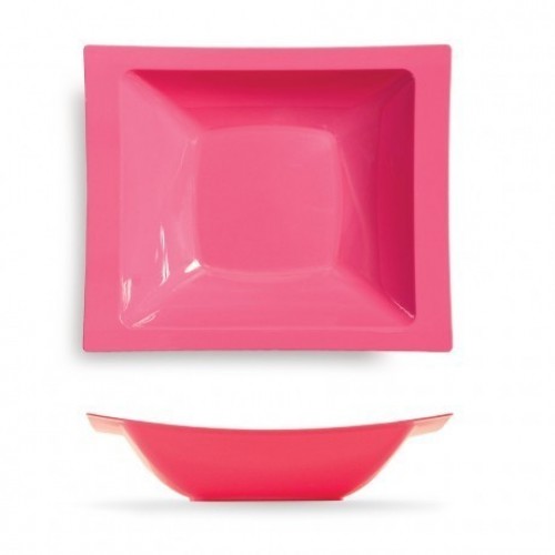 $D 10/U PLATO HONDO 19,5X16,2 FUCSIA