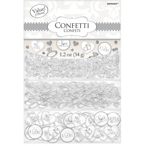 PAQ.TRIPLE CONFETI BODA PLATA 34GR