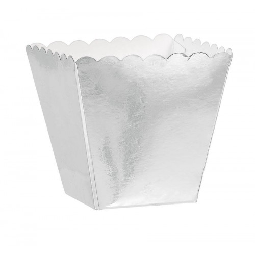 PAQ.100/U CAJAS PLATA BORDE ONDAS