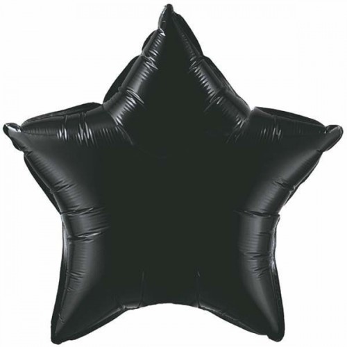   GLOBO 20" FOIL ESTRELLA NEGRA