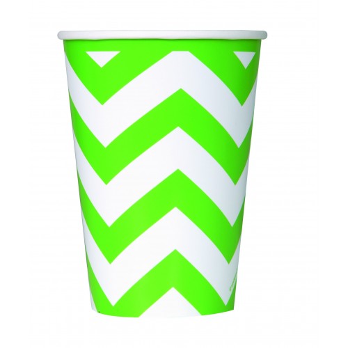  PAQ.6/U VASO ZIGZAG VERDE 355ML