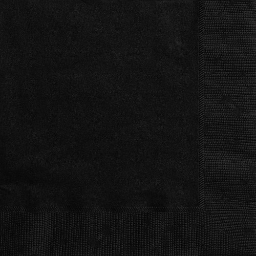  PAQ.20/U SERVILLETA NEGRA 33CM