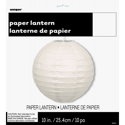 $E  FAROL REDONDO PAPEL BLANCO 25,4CM