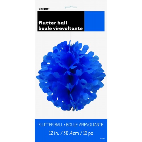   COLGANTE BOLA CORAL AZUL 30,4CM