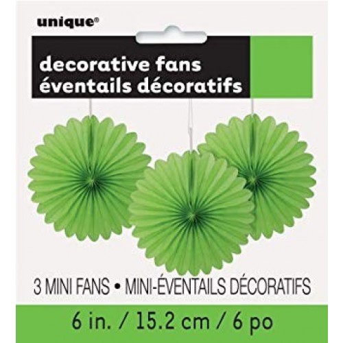  PAQ.3/U MINI ABANICO V.LIMA 15,2CM
