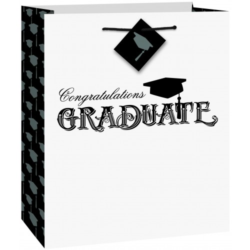 BOLSA REGALO DISEÑO GRADUACION 22X18CM