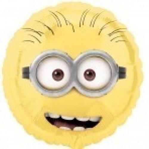 GLOBO 18" FOIL REDONDO CARA MINIONS
