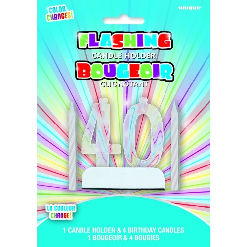 BLISTER SOPORTE VELA FORMA N40 C/LUZ