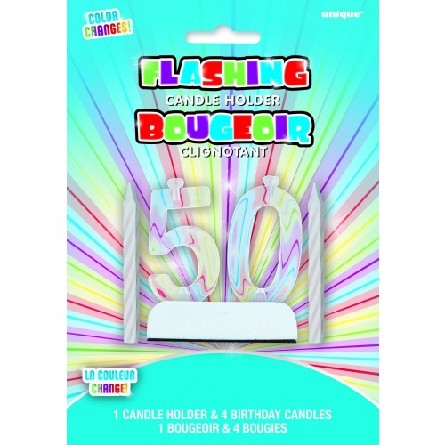 BLISTER SOPORTE VELA FORMA N50 C/LUZ