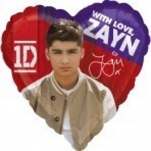 GLOBO 18 FORMA CORAZON 1DIRECTION ZAYN