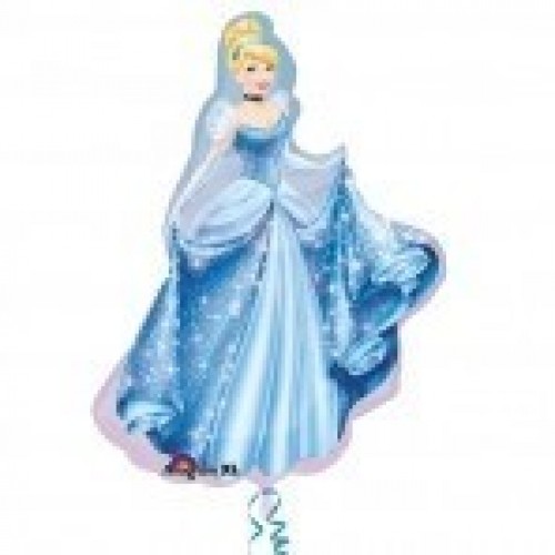 GLOBO 33 FORMA PRINCESA CENICIENTA