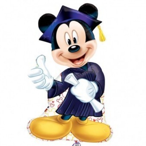 GLOBO 32 FORMA MICKEY GRADUACION