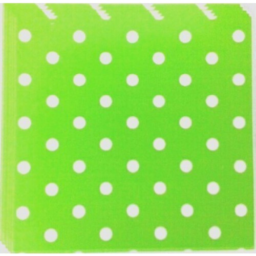  20 SERVILLETAS VERDE TOPO 33CM