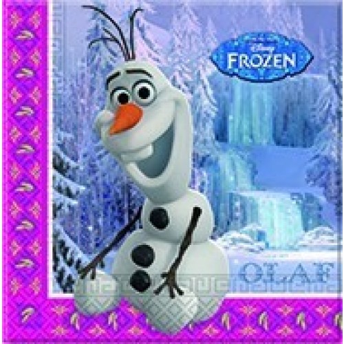 $E 20 SERVILLETAS OLAF FROZEN 33CM