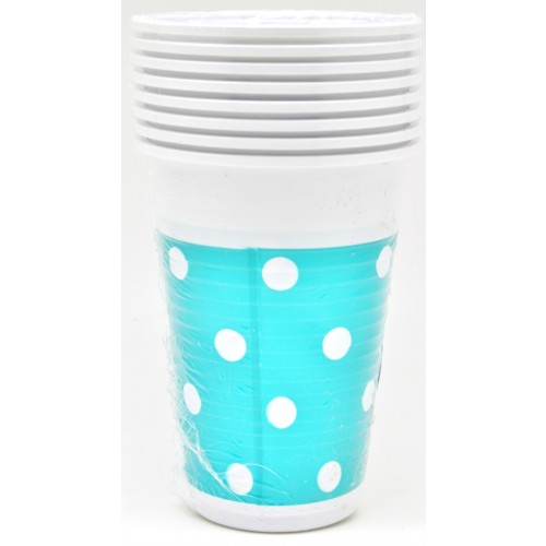  PAQ.8/U VASO TURQUESA TOPO 200ML