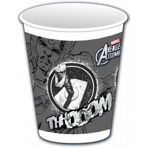 $E 8 VASOS THOR VENGADORES 200ML