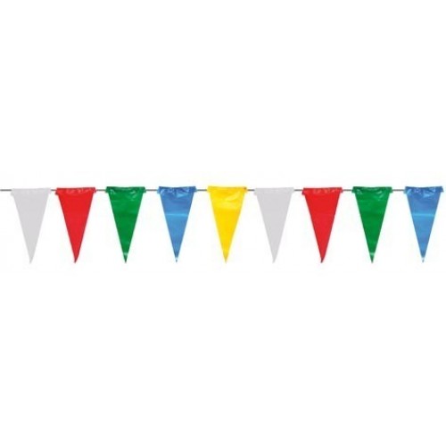  BANDERIN TRIANGULO MULTICOLO 50MT