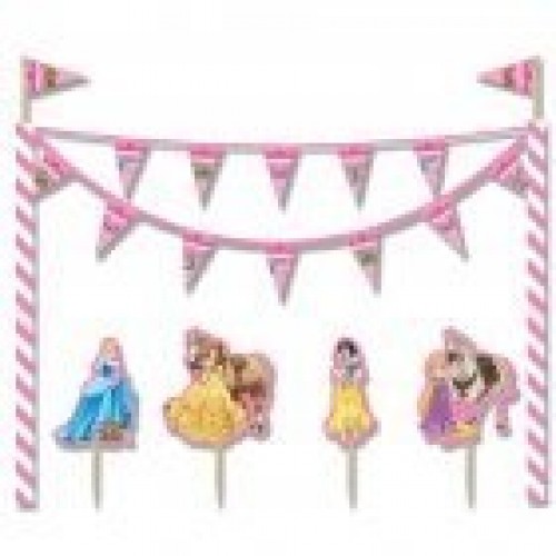 $E KIT DECORACION TARTA PRINCESAS