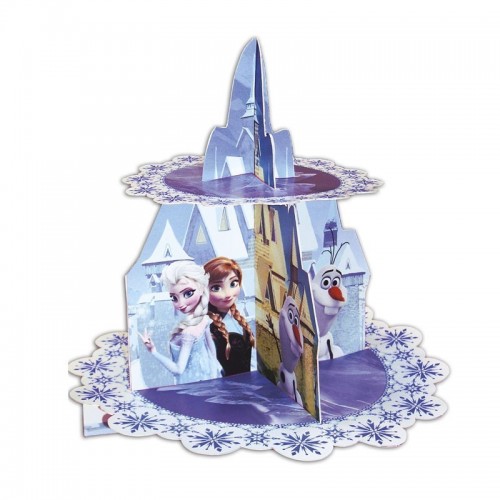 $E EXPOSITOR 3D CUP CAKE FROZEN 27CM