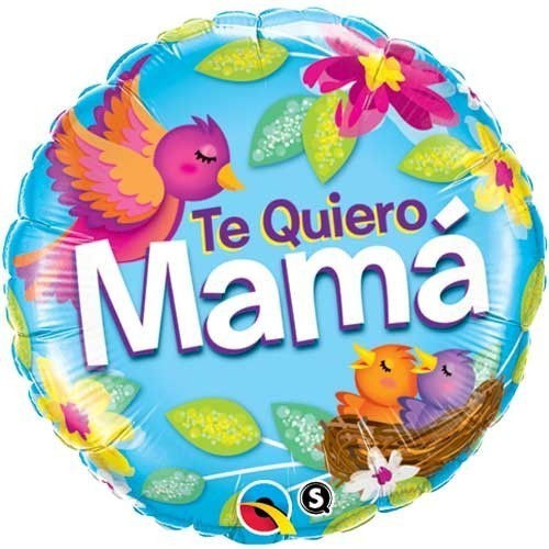 $D GLOBO 18" FOIL REDOND TE QUIERO MAM
