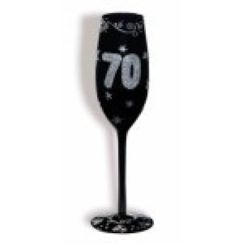 COPA CHAMPAN NEGRA N70 GLITTER 24CM