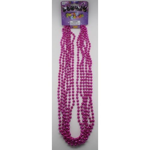 PAQ.6/U COLLARES MINI BOLAS FUCSIA