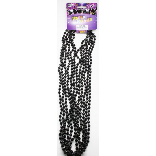   6COLLARES MINI BOLAS COLOR NEGRO