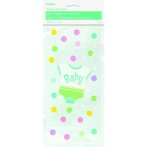 PAQ.20/U BOLSAS CELO BODY BABY 29X13CM