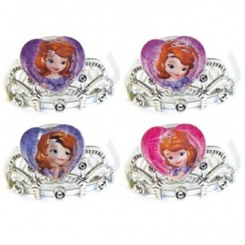 BLISTER 4/U MINI TIARAS PRINCESA SOFIA