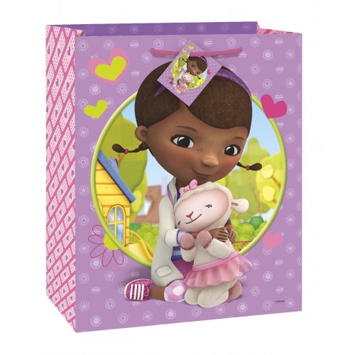 BOLSA REGALO DOCTORA JUGUETES 26,5X33CM
