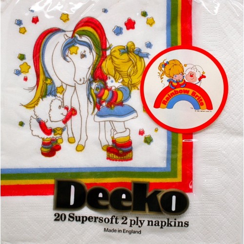 4X1 20 SERVILLETAS RAINBOW BRITE 33CM