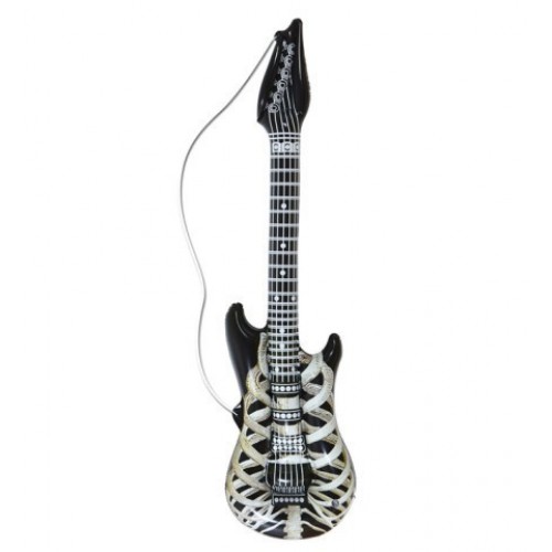 $ GUITARRA HINCHABLE ESQUELETO 105CM