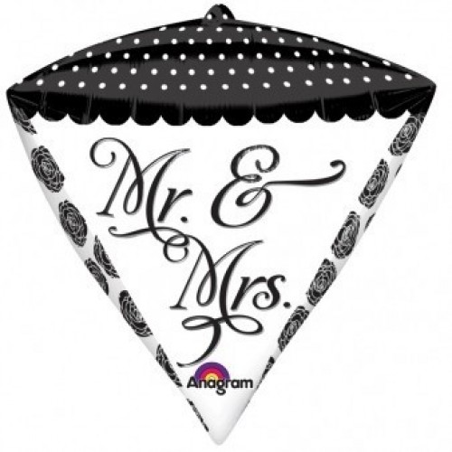 GLOBO FOIL FORMA DIAMANTE MRMRS