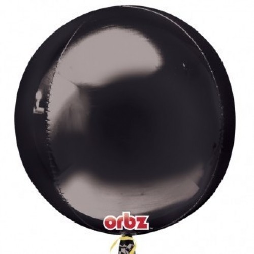   GLOBO ESFERICO NEGRO LISO