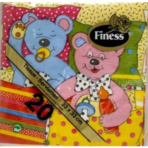 PAQ.20/U SERV.33X33CM SURTIDO INFANTIL