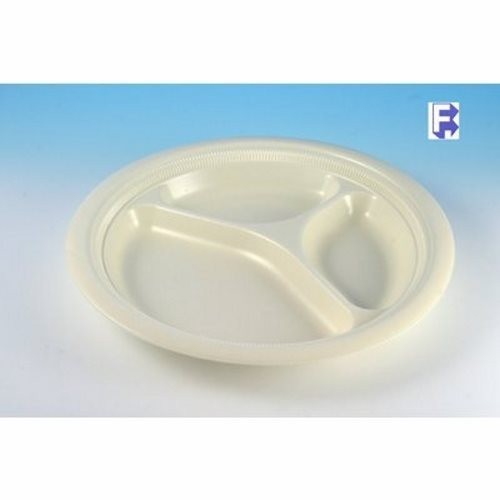 $D 125/U PLATO FOAM 23CM ALMENDRA 3COMP
