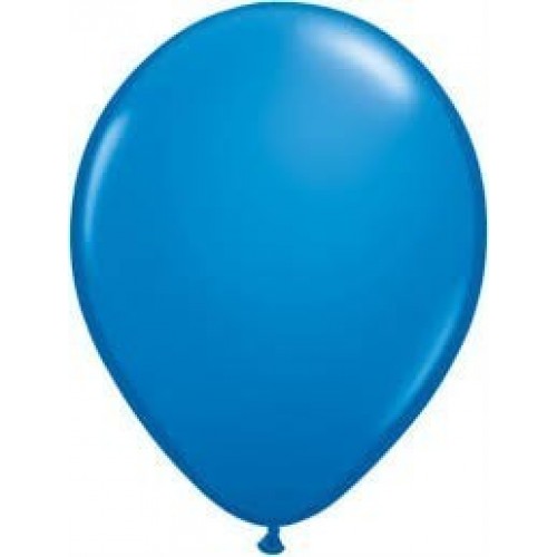   6 GLOBOS 11" LATEX AZUL DARK